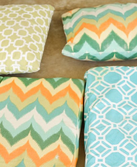 dirty outdoor cushions
