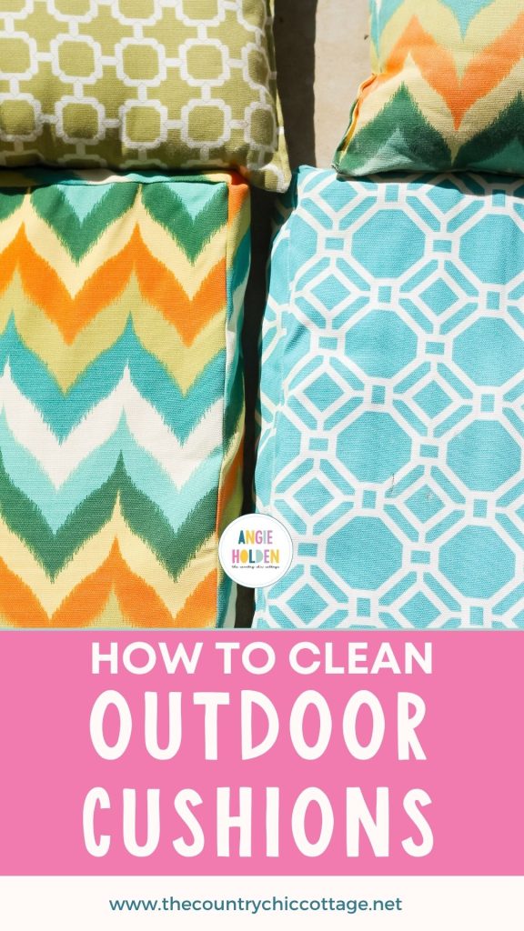 how to clean outdoor cushions