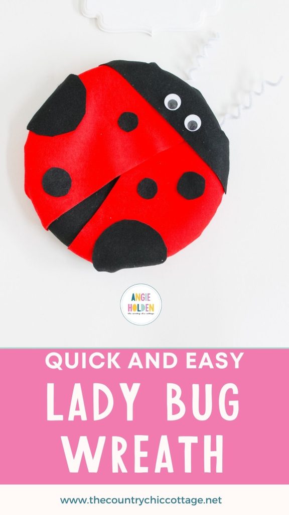 DIY Lady Bug Wreath