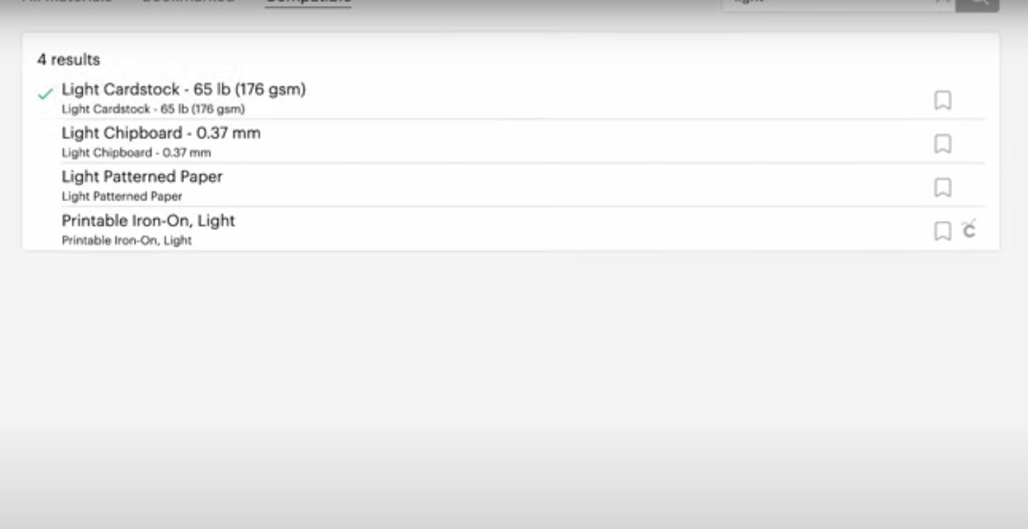 Select the material in Design Space and cut out the design.