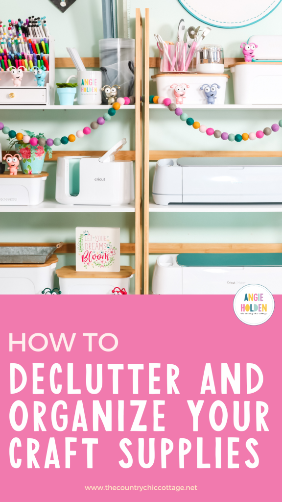 declutter craft supplies
