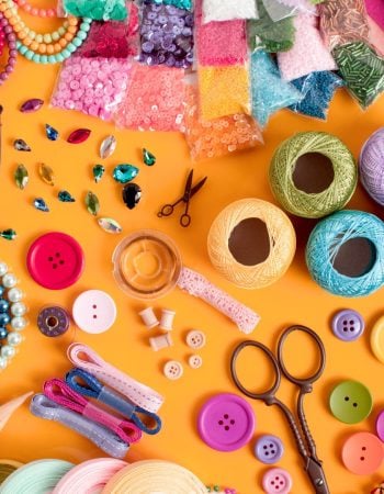 declutter craft supplies