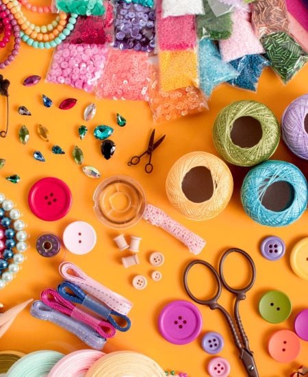 declutter craft supplies
