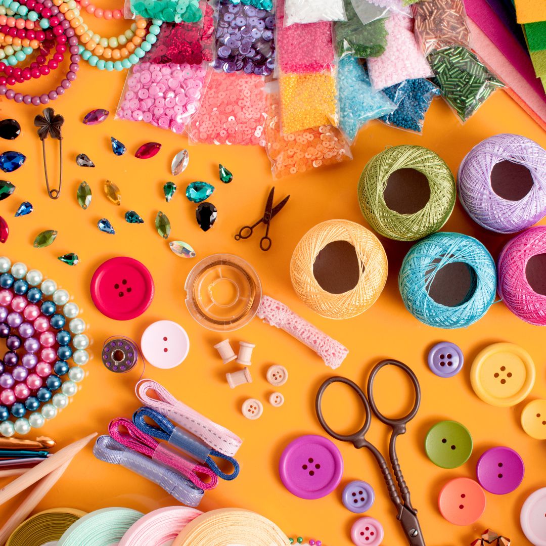 declutter craft supplies