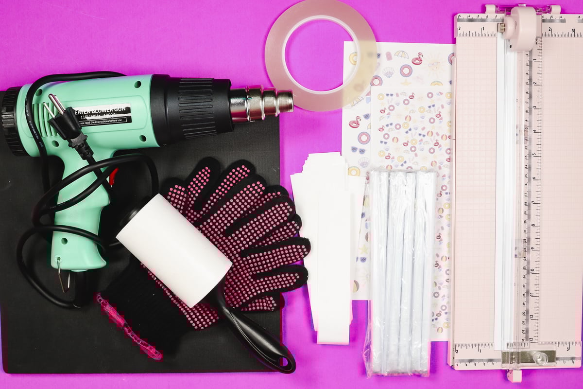 supplies to make sublimation straws