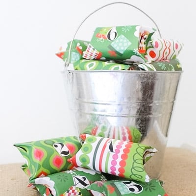 easy christmas advent calendar Wrapped advent packages