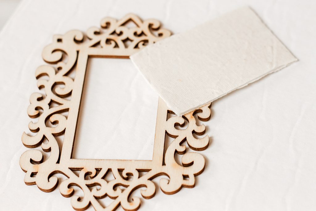 Phoomph and wood frame