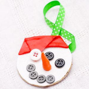 Cute snowman ornament