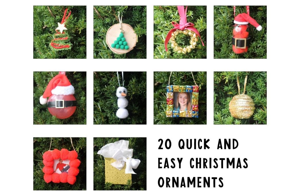 20 quick and easy Christmas ornaments