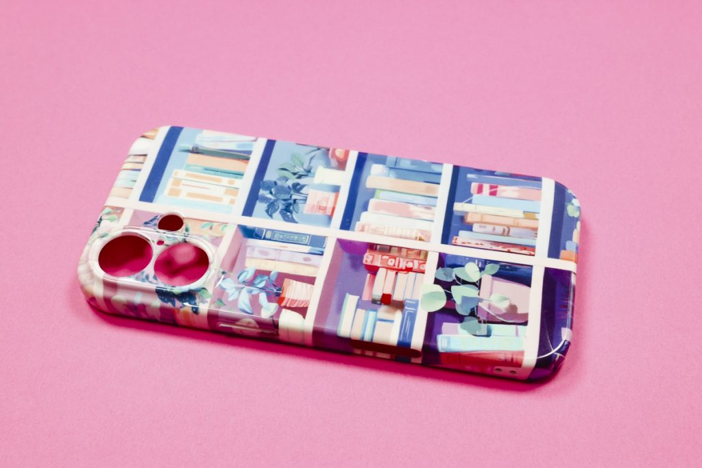 Finished full wrap phone case.