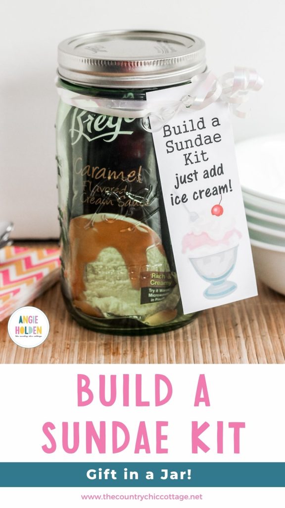 gift in jar, builid a Sundae kit
