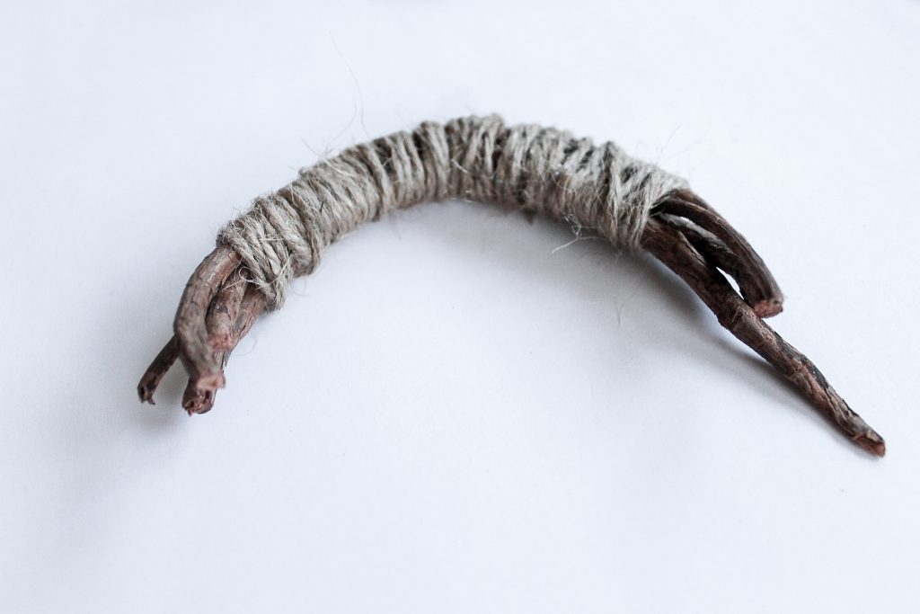sticks wrapped in twine