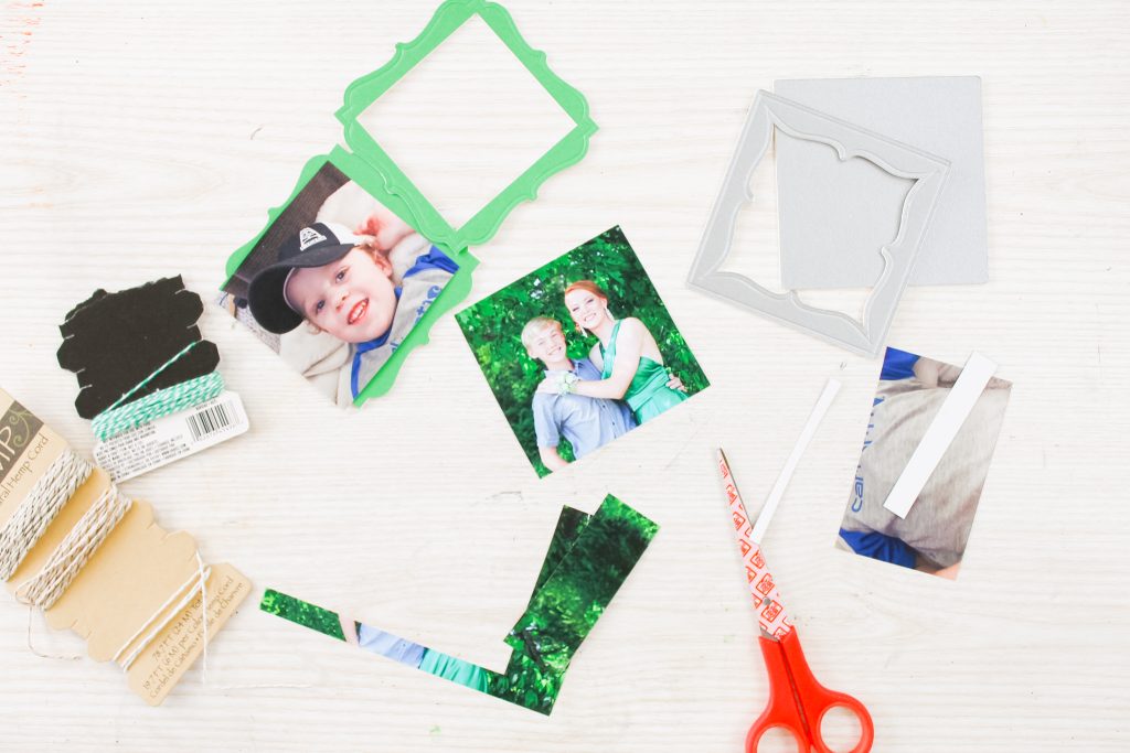 Trimming pictures for frame ornaments