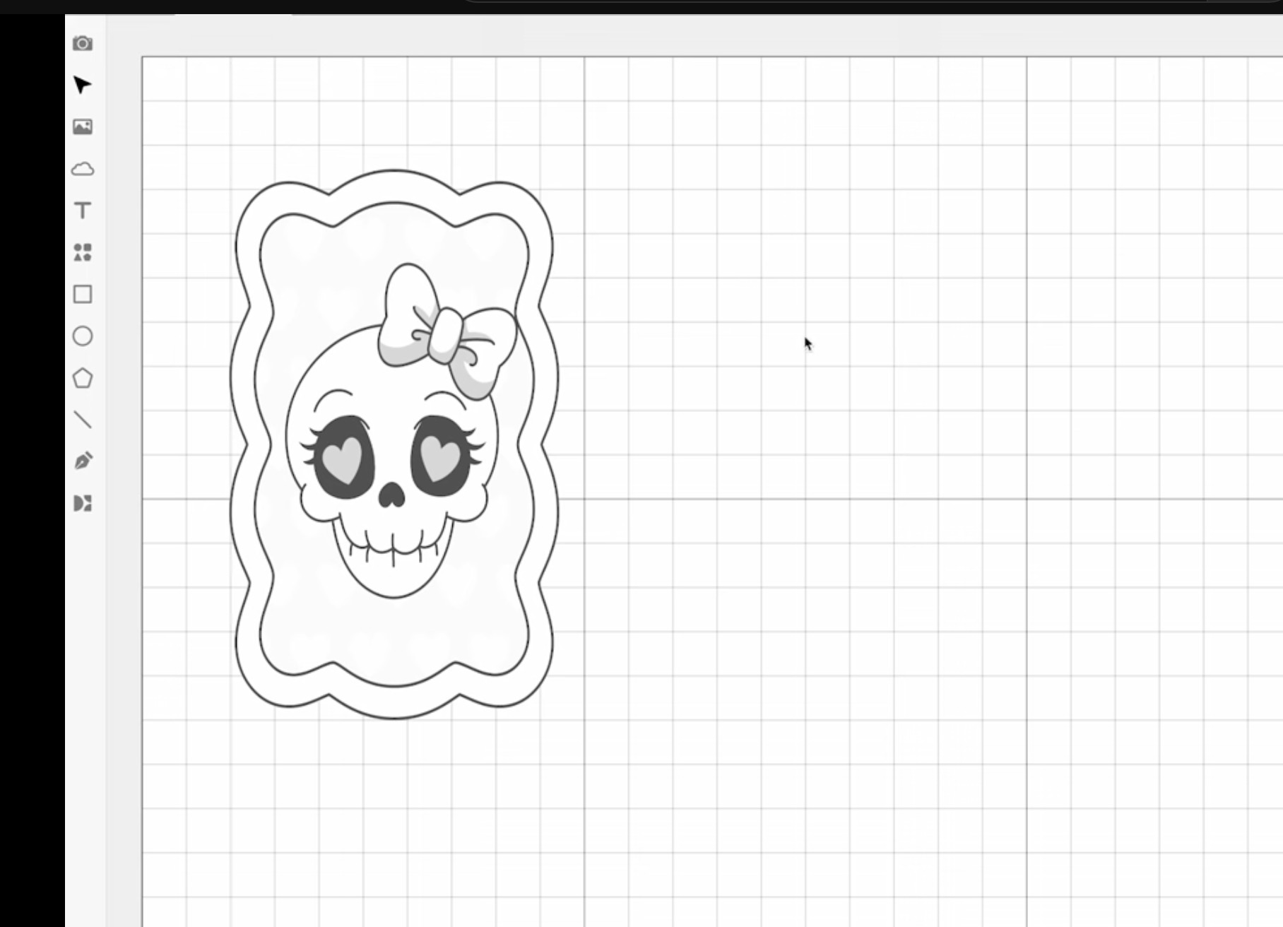 Upload design in Beam Studio and resize.