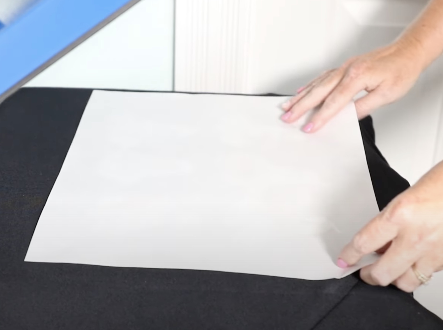 Cover design with butcher paper for post press.