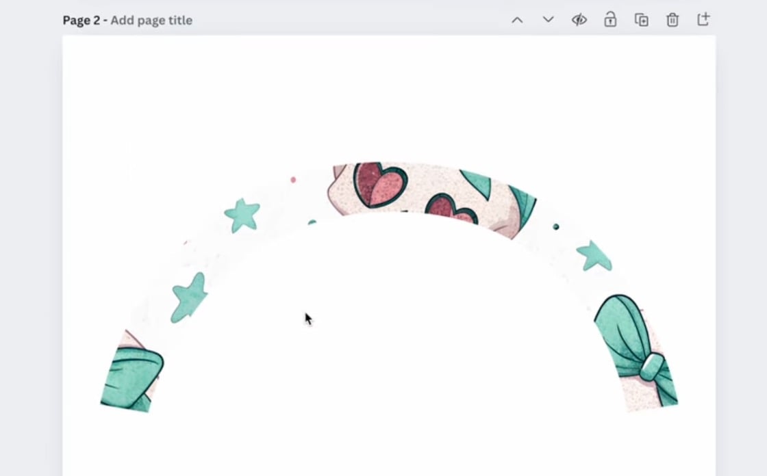 Use tumbler template for designs.