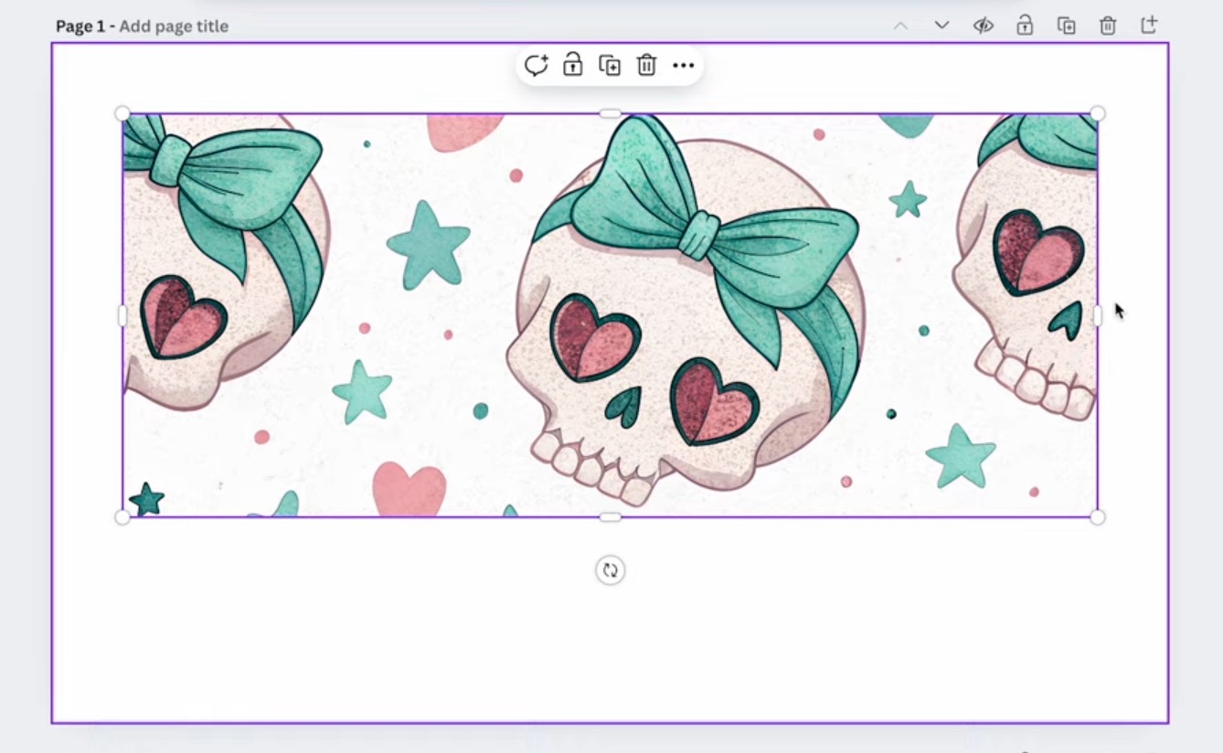 Resize design as needed to fit your tumbler.