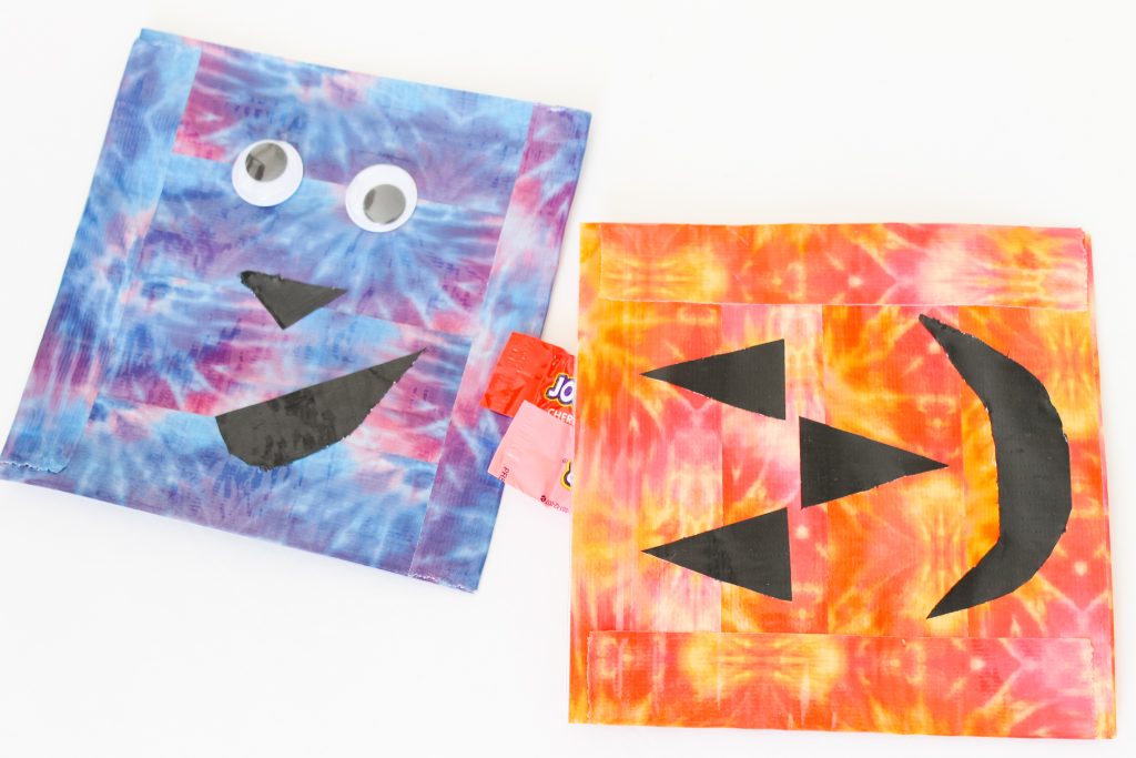 treat bags with fun faces