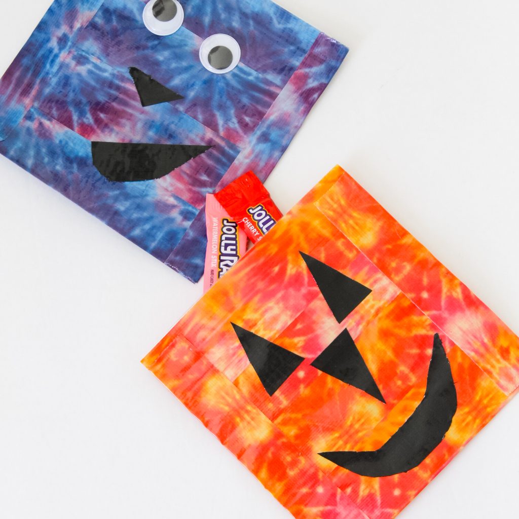 Treat bags made with duck tape