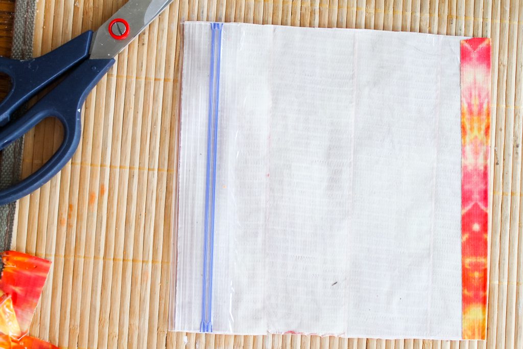 ziploc bag with duck tape