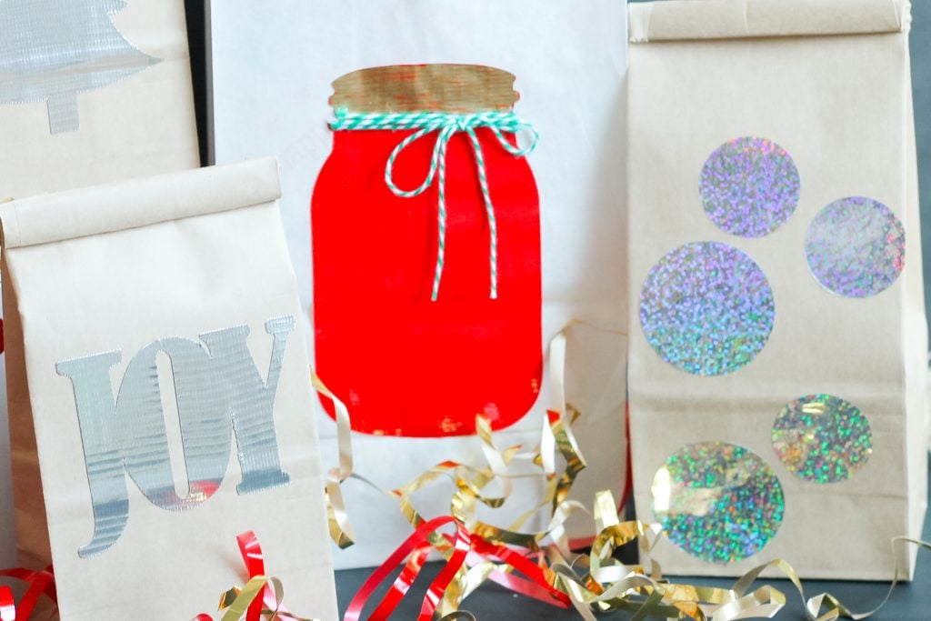Mason jar gift bag