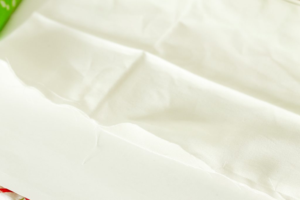 White fabric for pillow