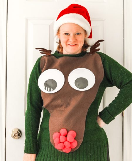 Rudolph Christmas sweater