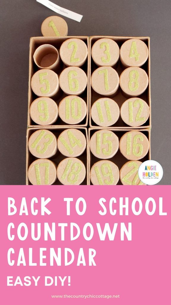 back to school countdown