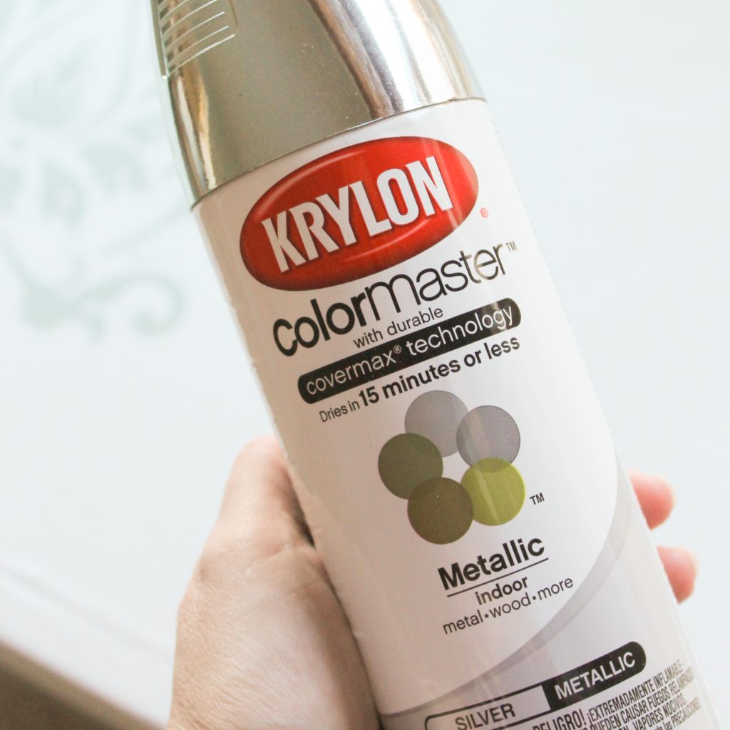 Metallic spray paint