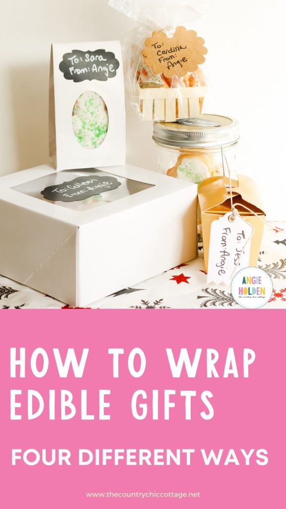 Ideas to wrap edible gifts