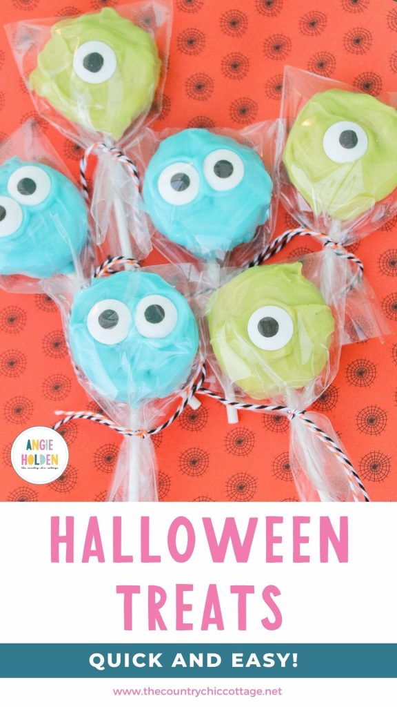 monster halloween treats that take less than 5 minutes!