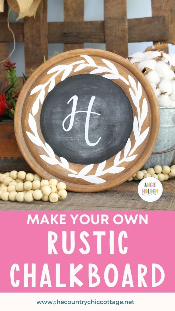 Make your own rustic chalkboard