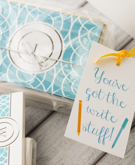 You've got the write stuff gift tag