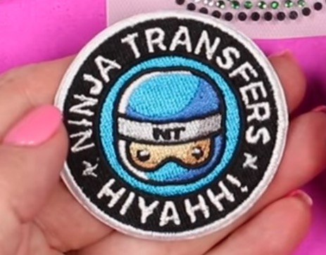 Full color embroidered patch.