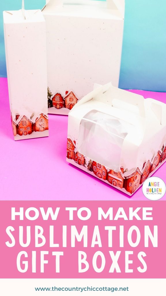 gift boxes with sublimation design