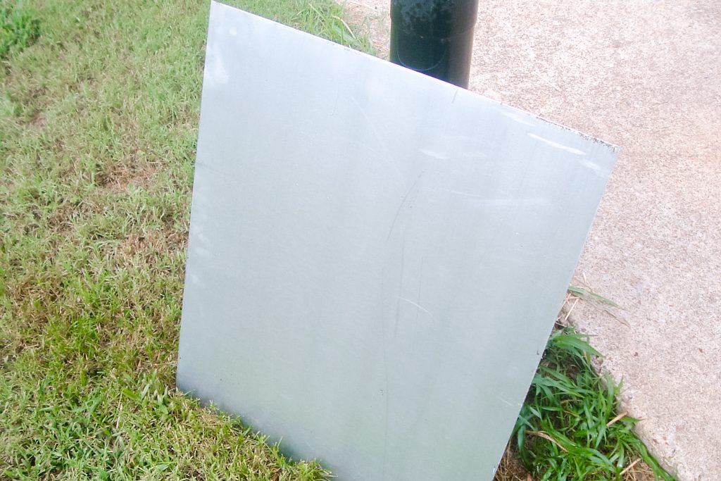 cleaned piece of metal