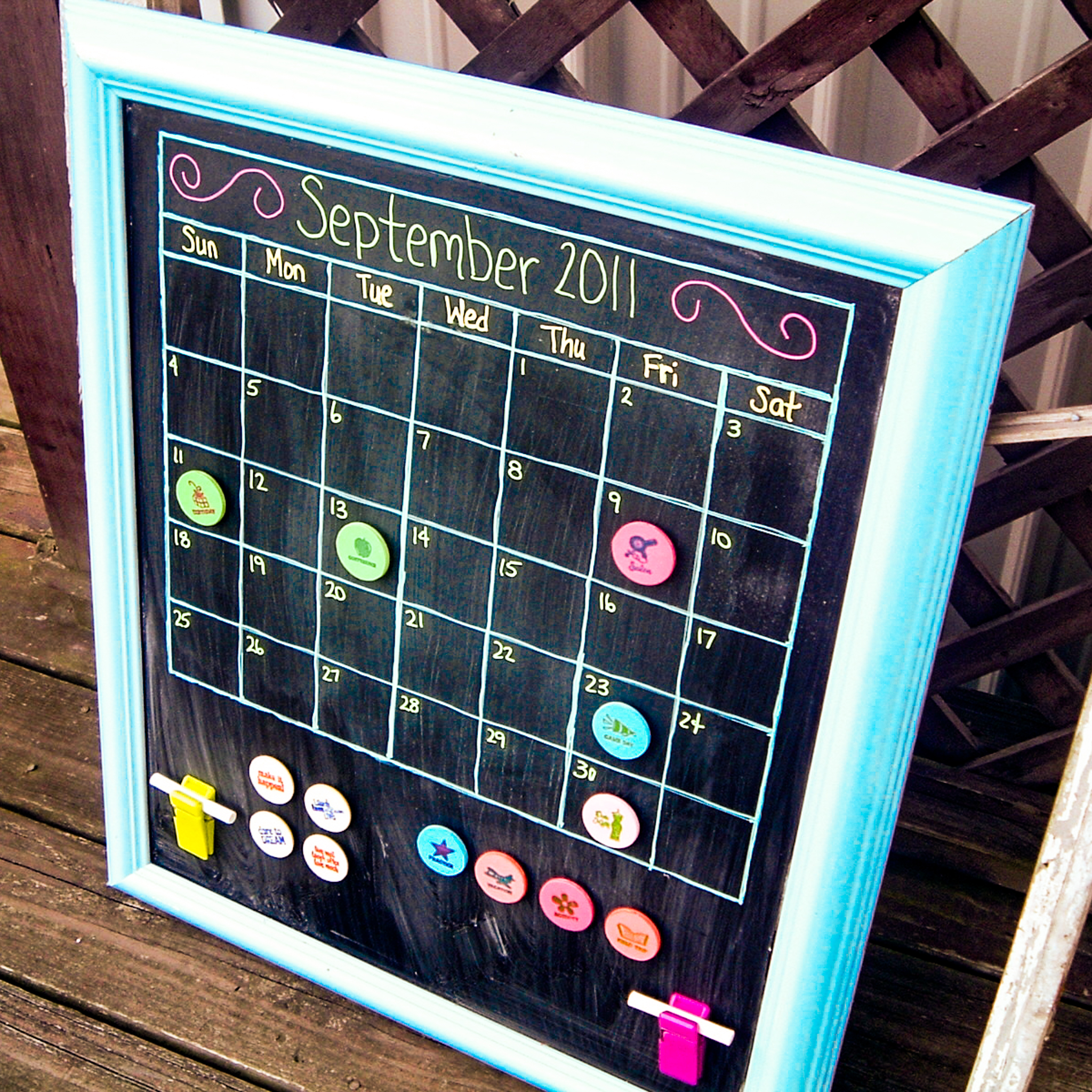 Finished customizeable calendar