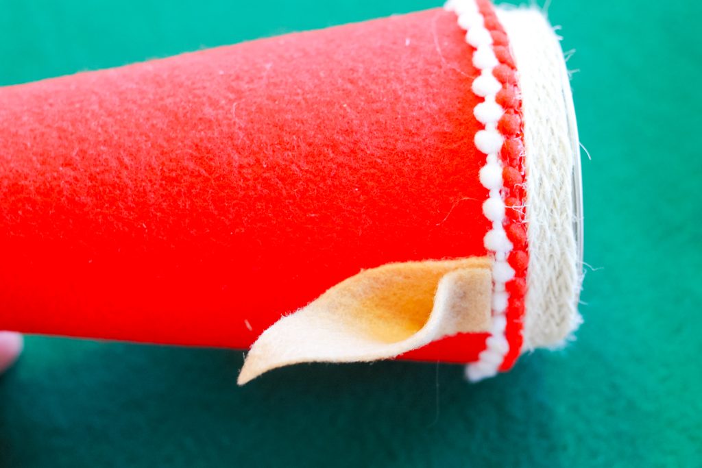 glued felt to make an elf ear