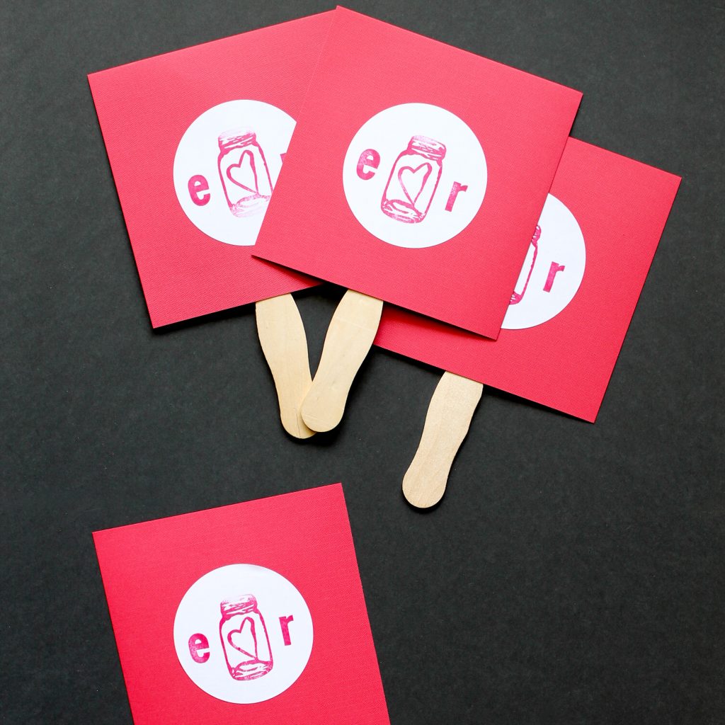 Wedding fans for guests