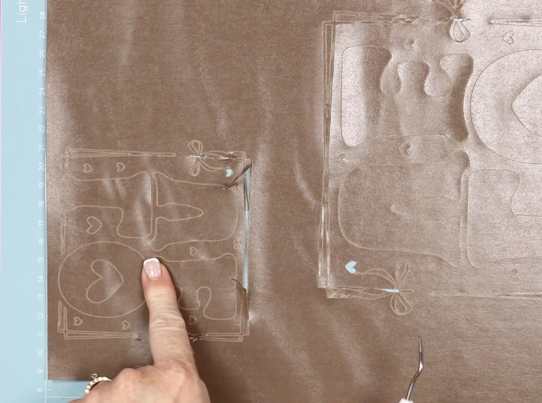 Medium cardstock setting on Lush HTV.