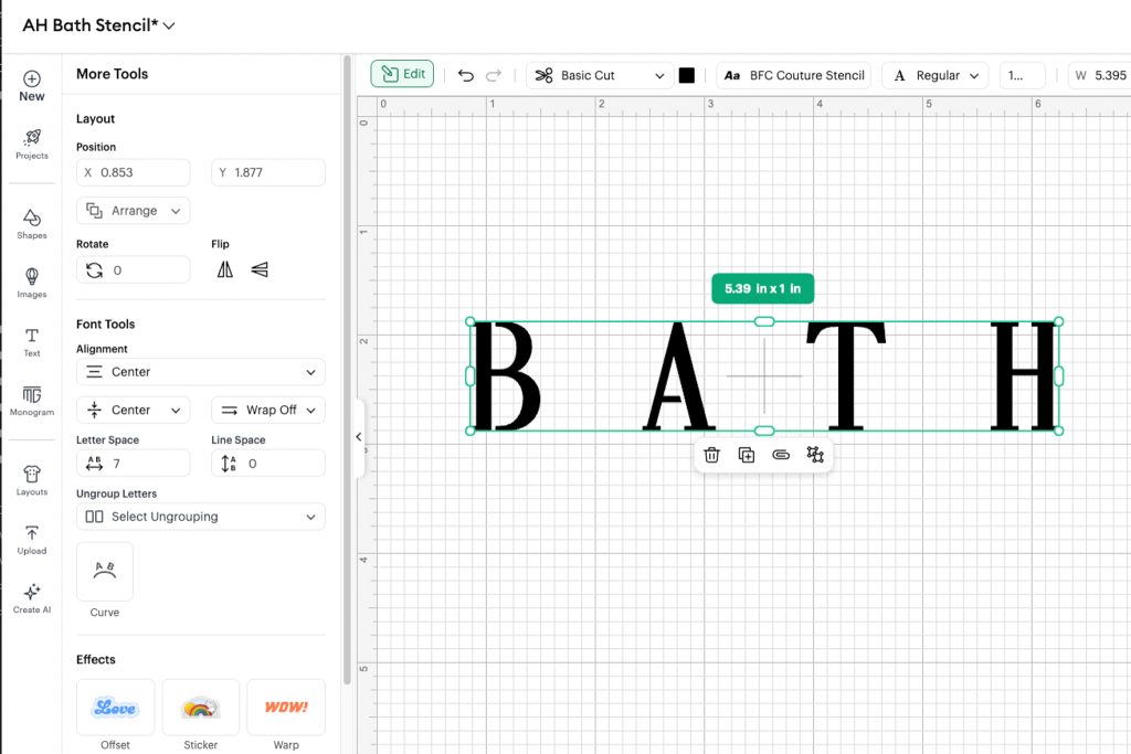 Adding text to blank canvas