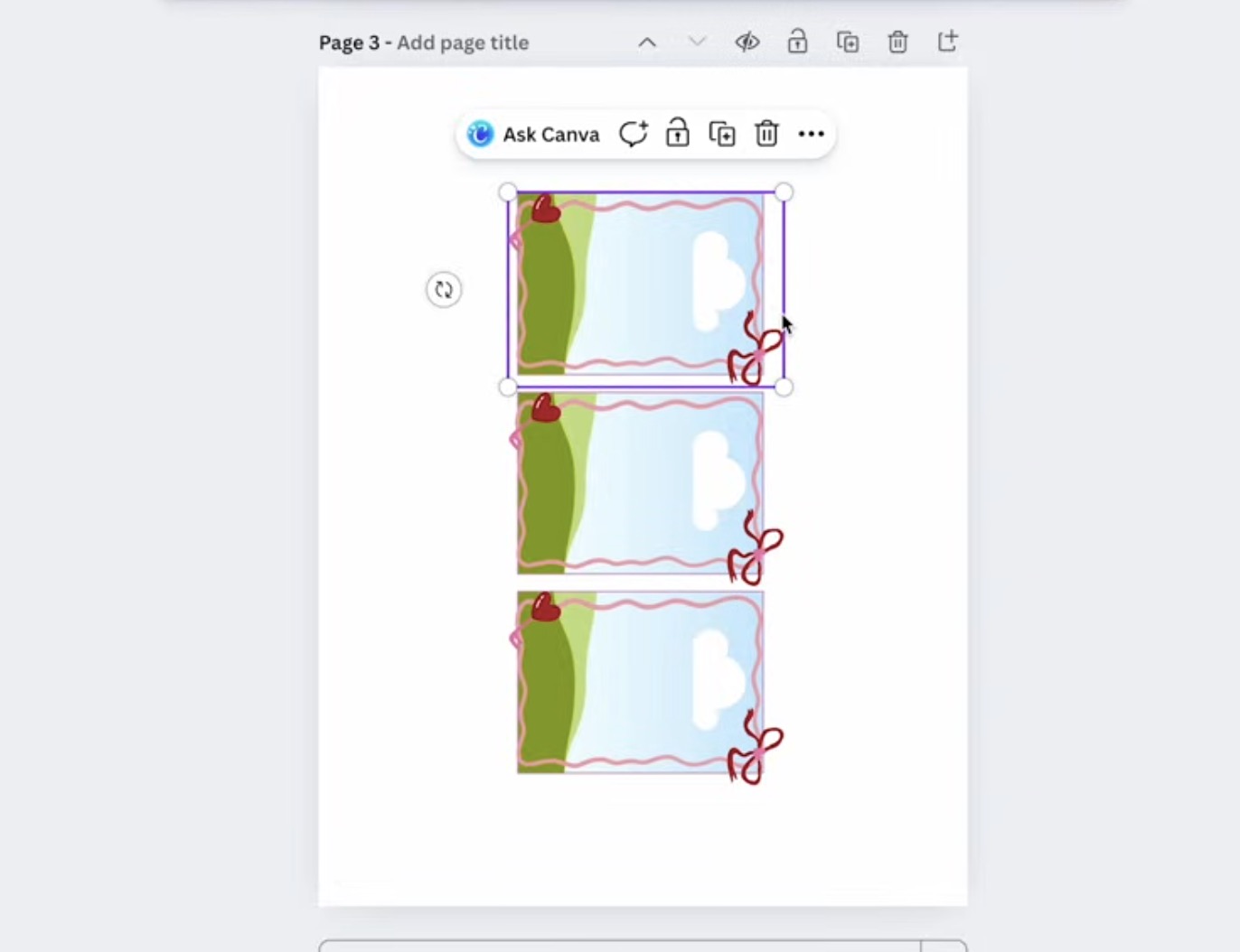 Valentine's Day Mug frames without photos.