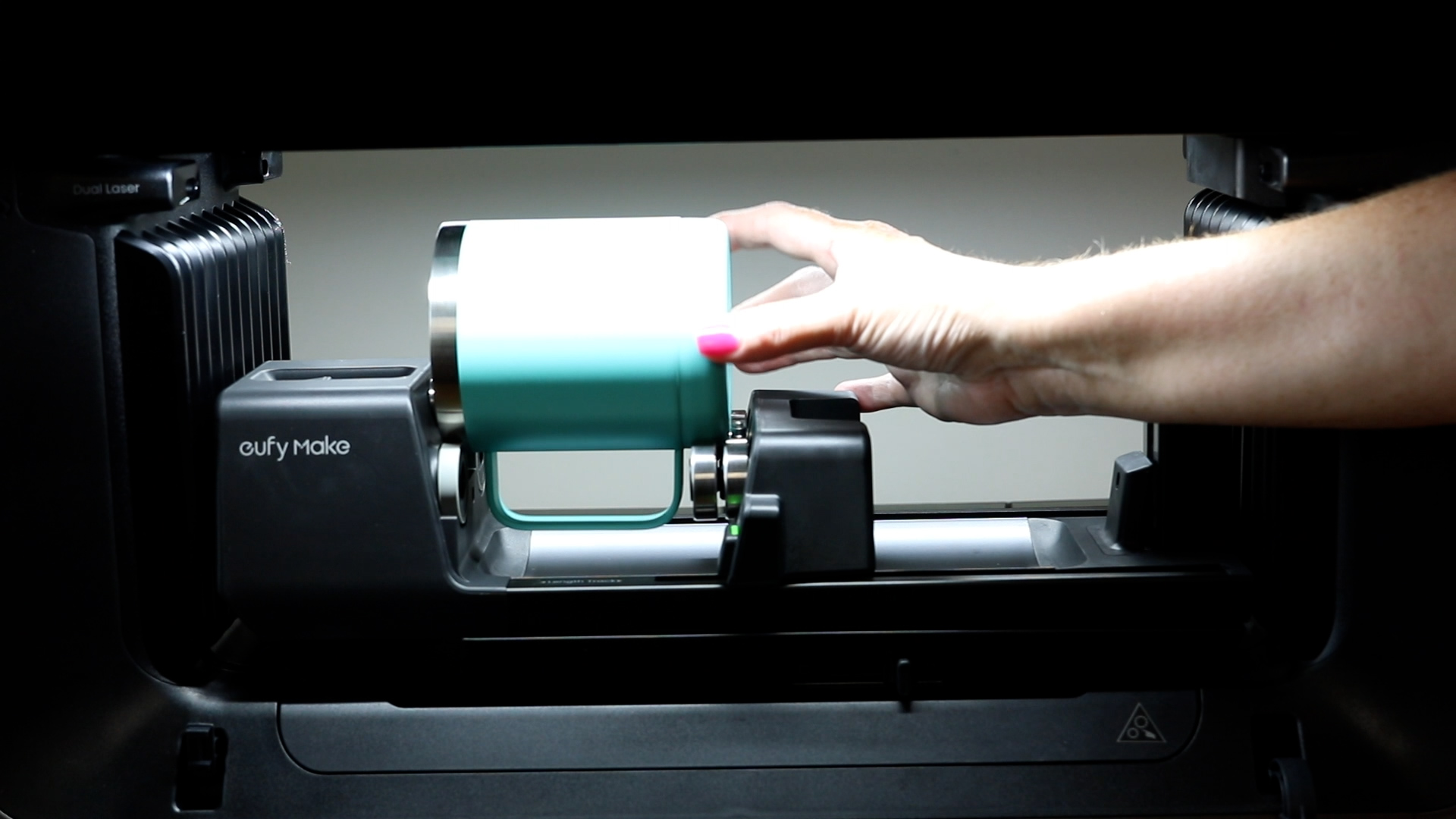 adding tumbler with handle to rotary