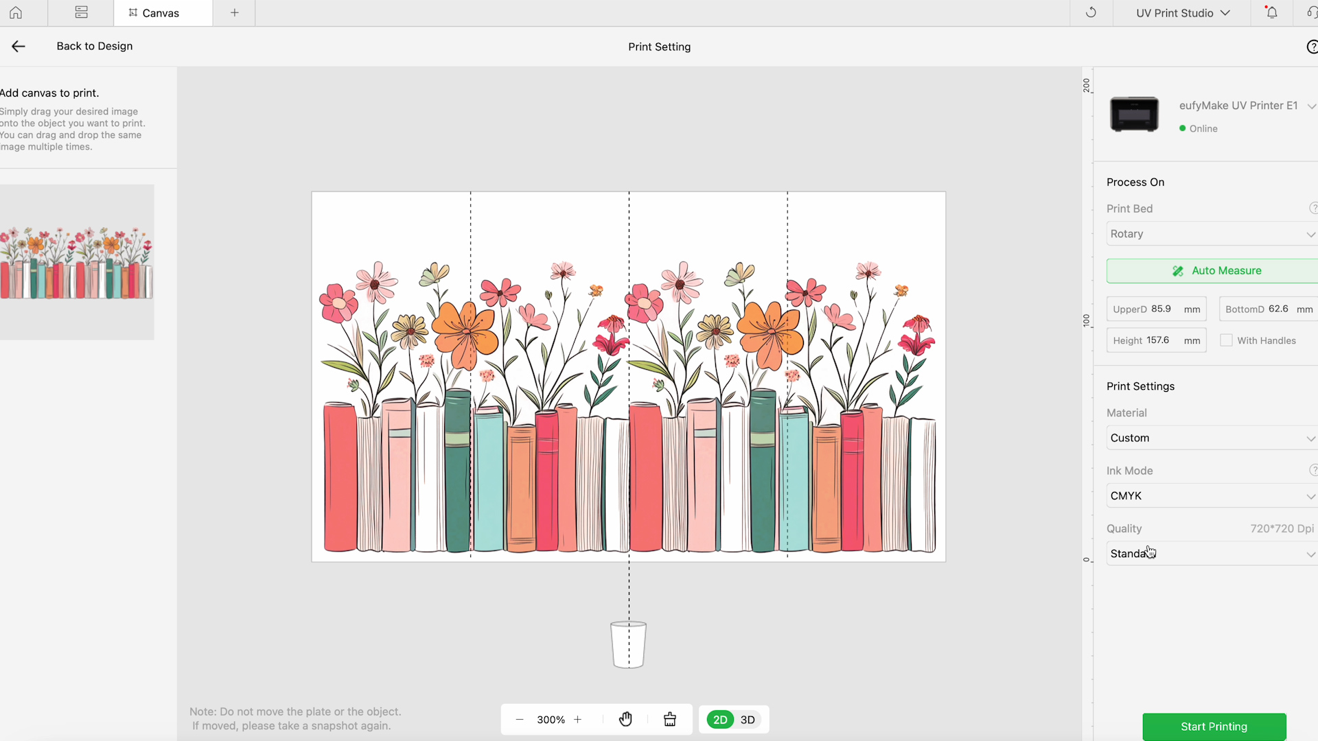 design for a tumbler for eufymake