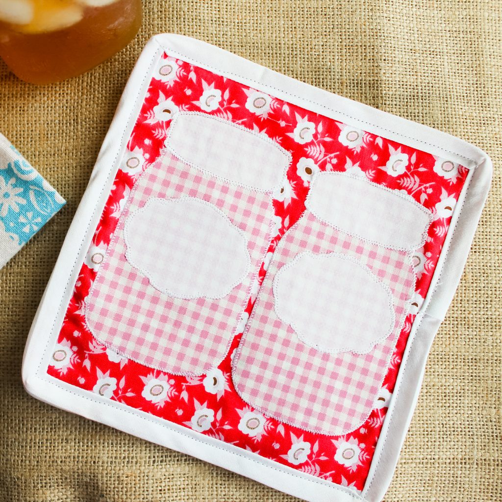 adorable mason jar pot holder