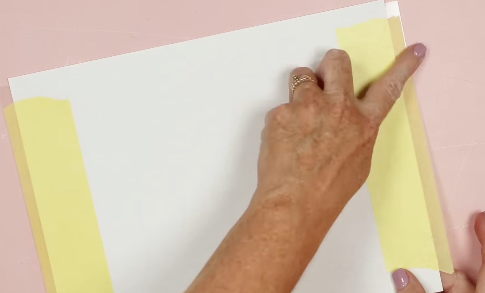 Add copy paper to sublimation film to feed through the printer.