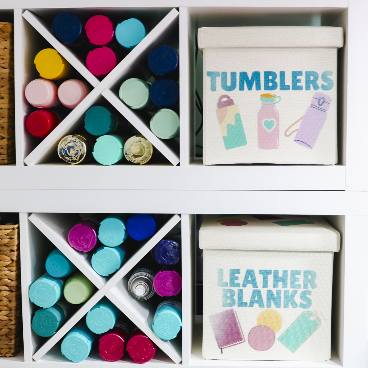 Sublimation organization bins - header square image.