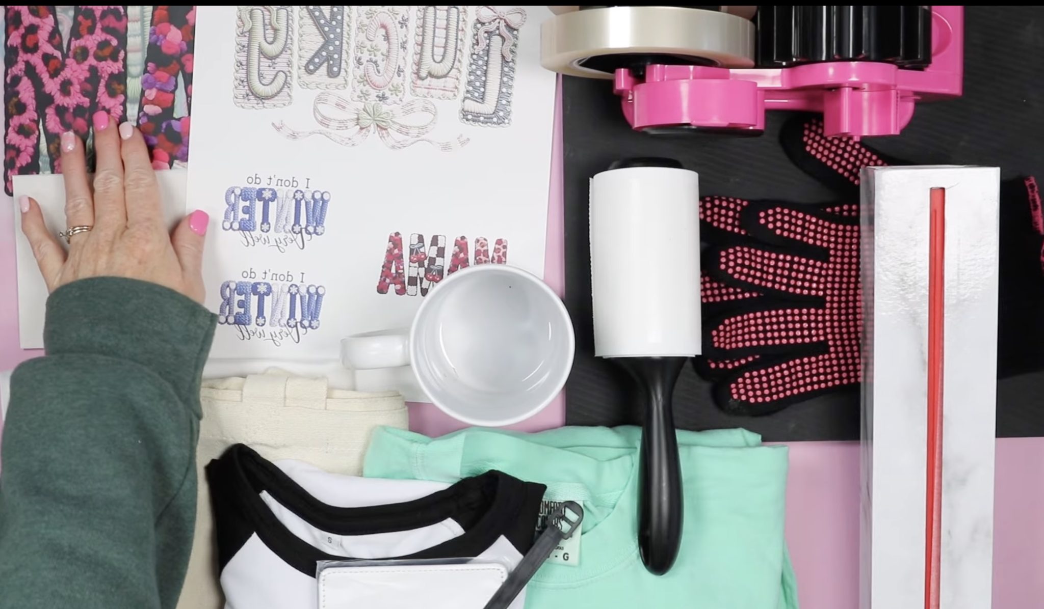 Supplies yes for sublimation and DTF projects.