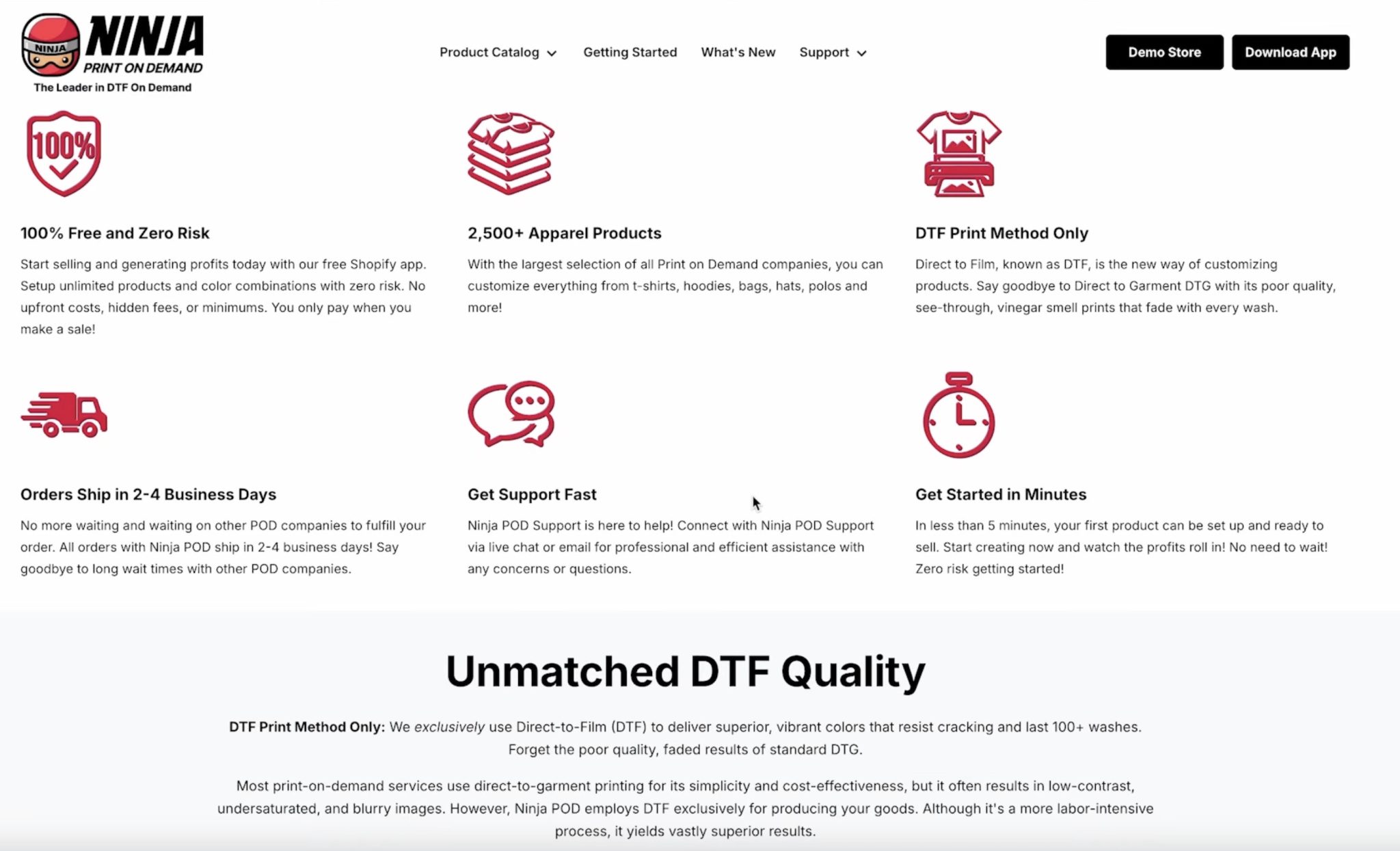 Ninja POD more information page.