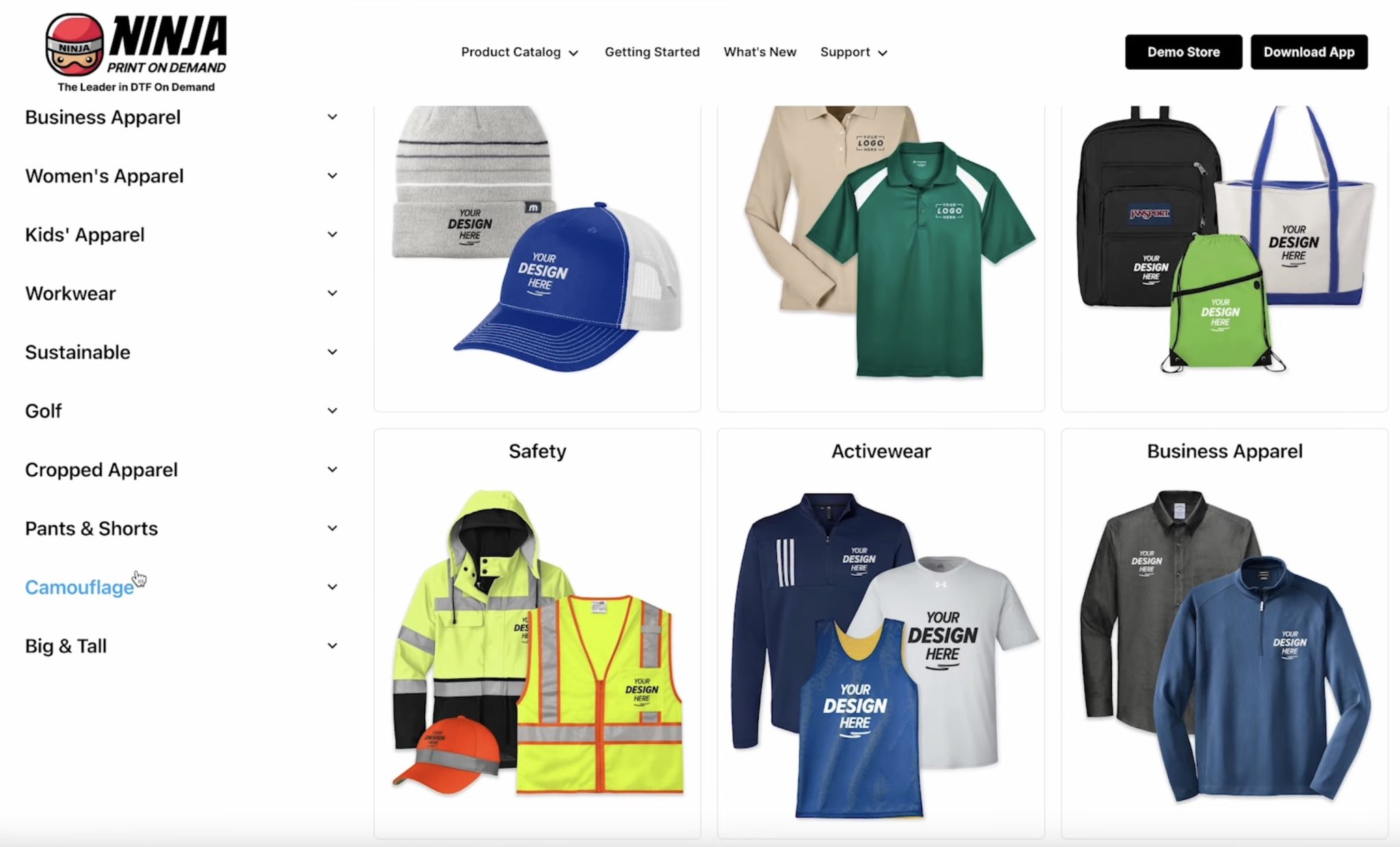 Items available on Ninja POD.